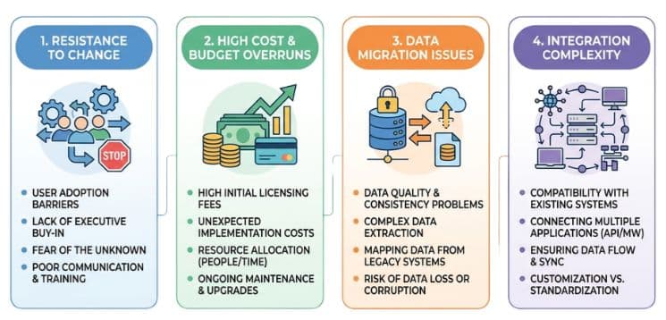 Challenges in Implementing Enterprise Solutions